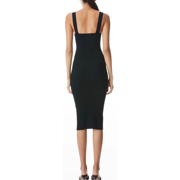 Alice + Olivia Lidia Twist Front Cut Out Dress - Picture 6 of 15